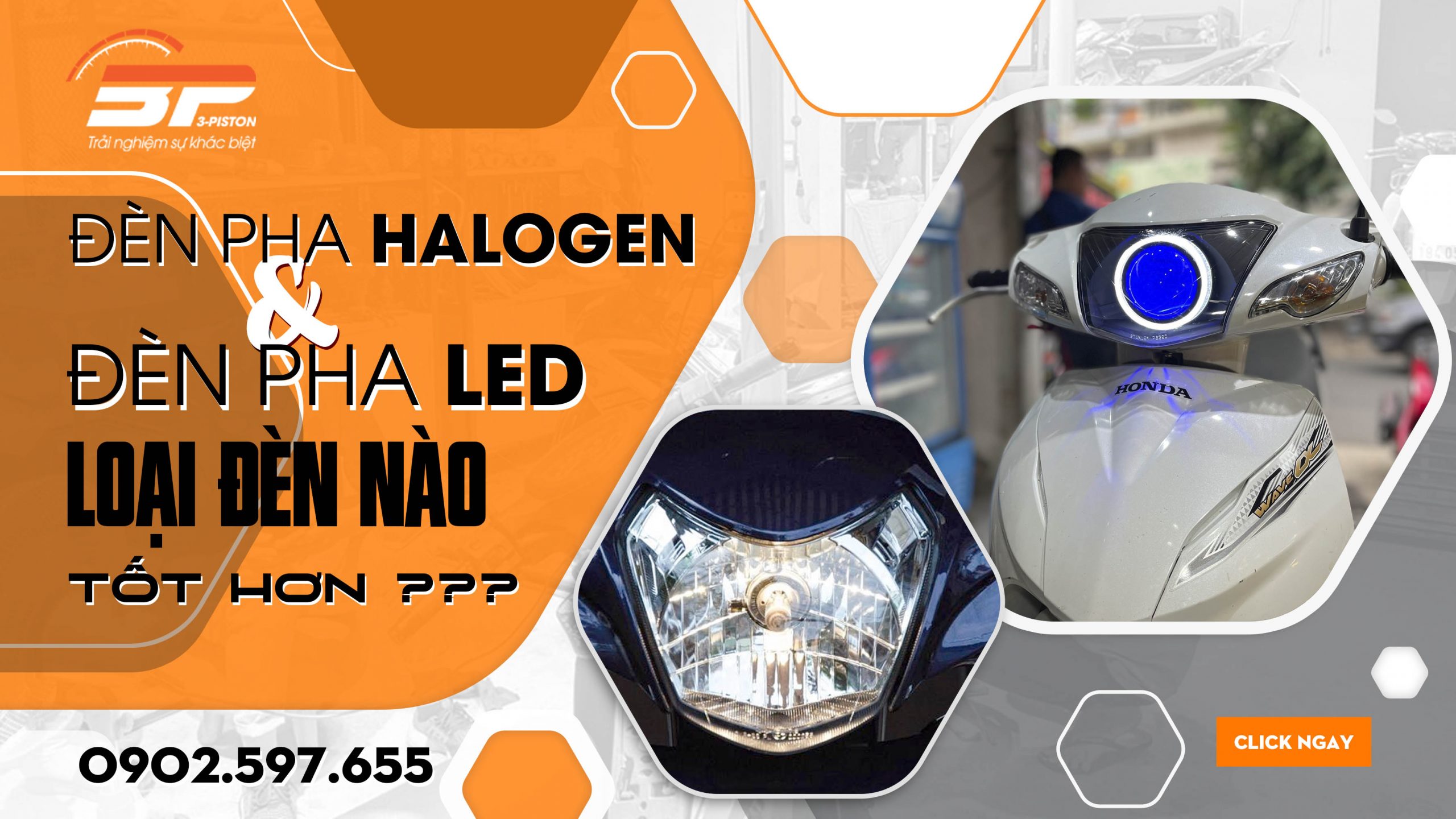 Đèn pha Led và đèn pha Halogen:  Loại đèn nào tốt hơn