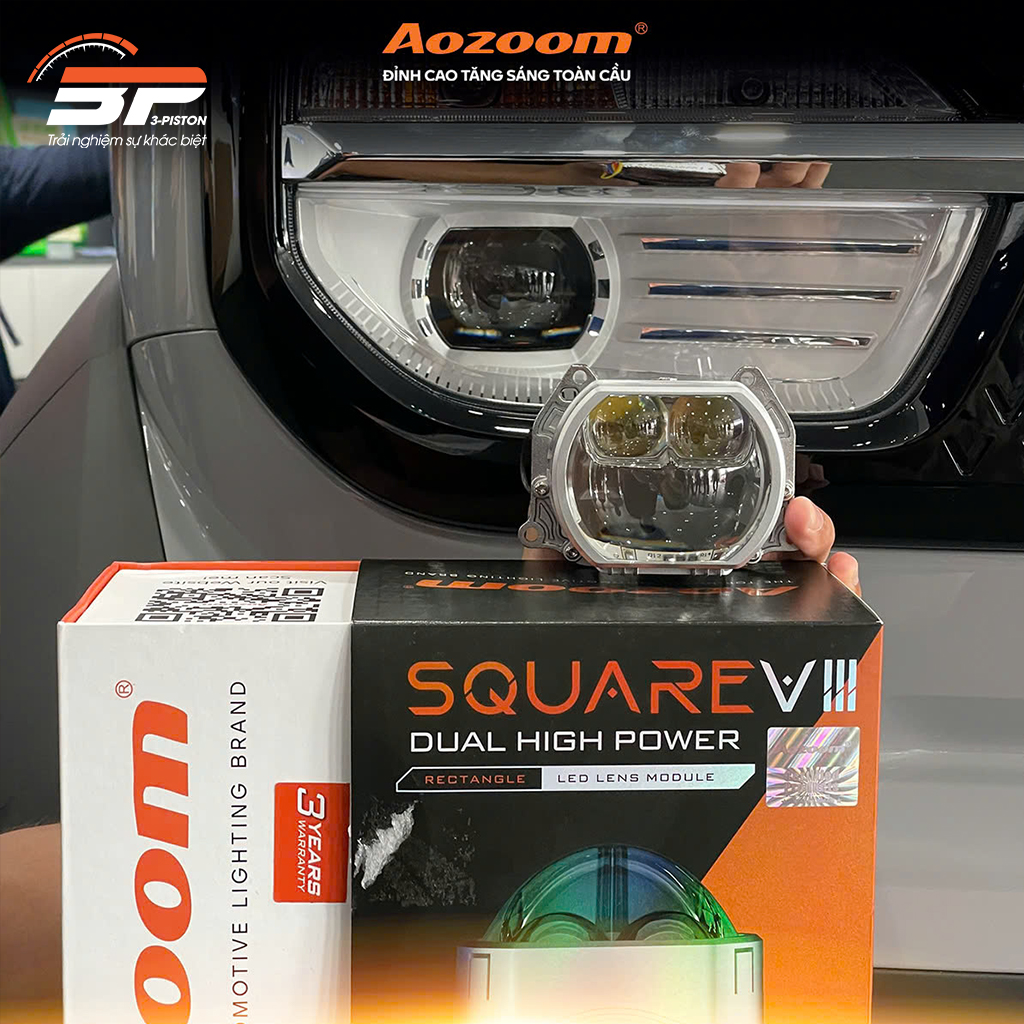 Đèn Bi Led Aozoom Square V3 9