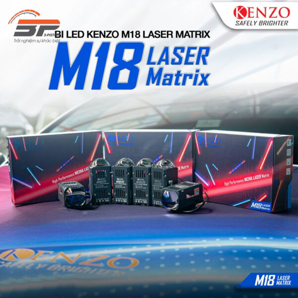 đèn Bi Led Mini Kenzo M18 Laser Matrix