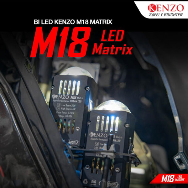 Đèn Bi Led mini 1.8 Kenzo M18 Matrix 11