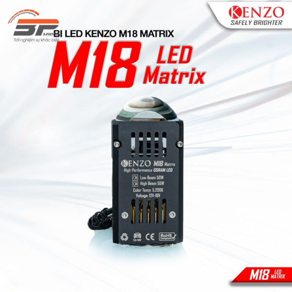 Đèn Bi Led mini 1.8 Kenzo M18 Matrix 1