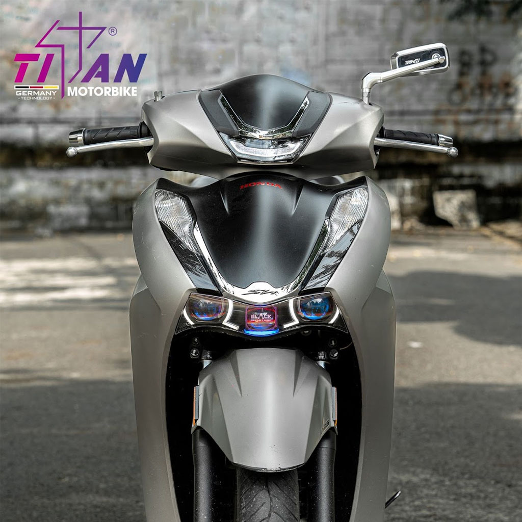 Đèn bi Laser Titan moto Black mini 1.8 10