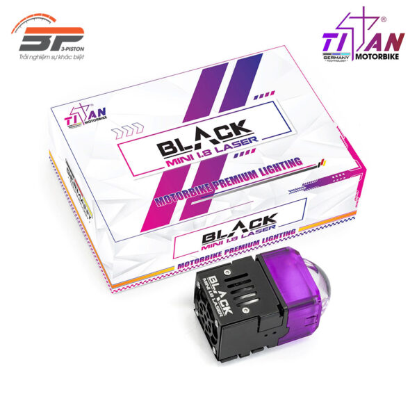 Đèn bi Laser Titan moto Black mini 1.8 1