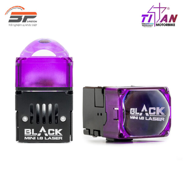 Đèn bi Laser Titan moto Black mini 1.8 1