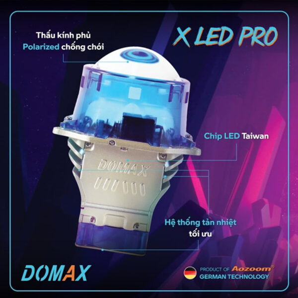 Đèn bi X Led Pro Domax Light 12