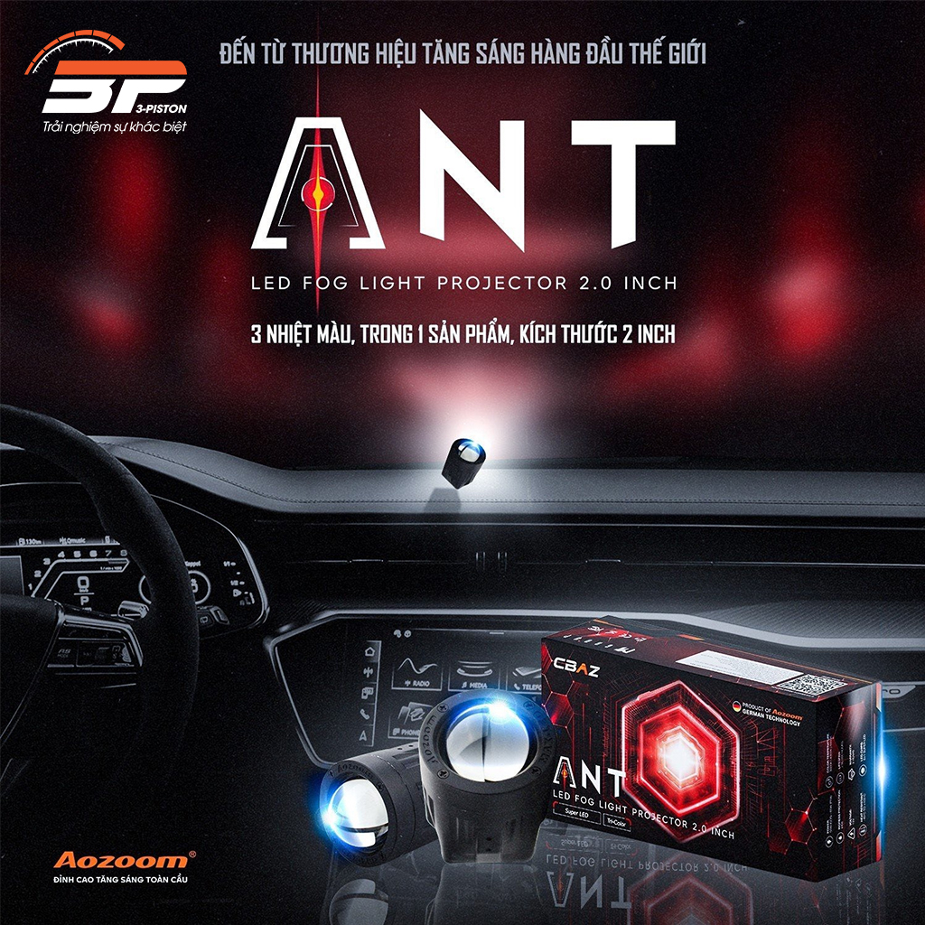 Đèn bi gầm Led Ant Fog Light 2.0 Inch 1