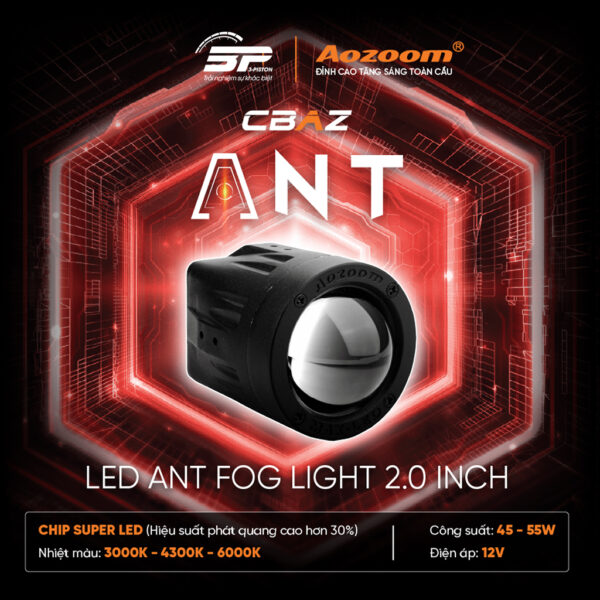 Đèn bi gầm Led Ant Fog Light 2.0 Inch 16