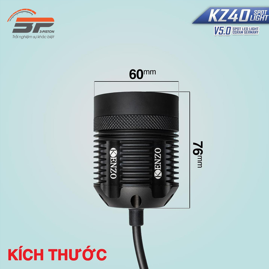 Đèn trợ sáng Kenzo KZ40 V5.0 1