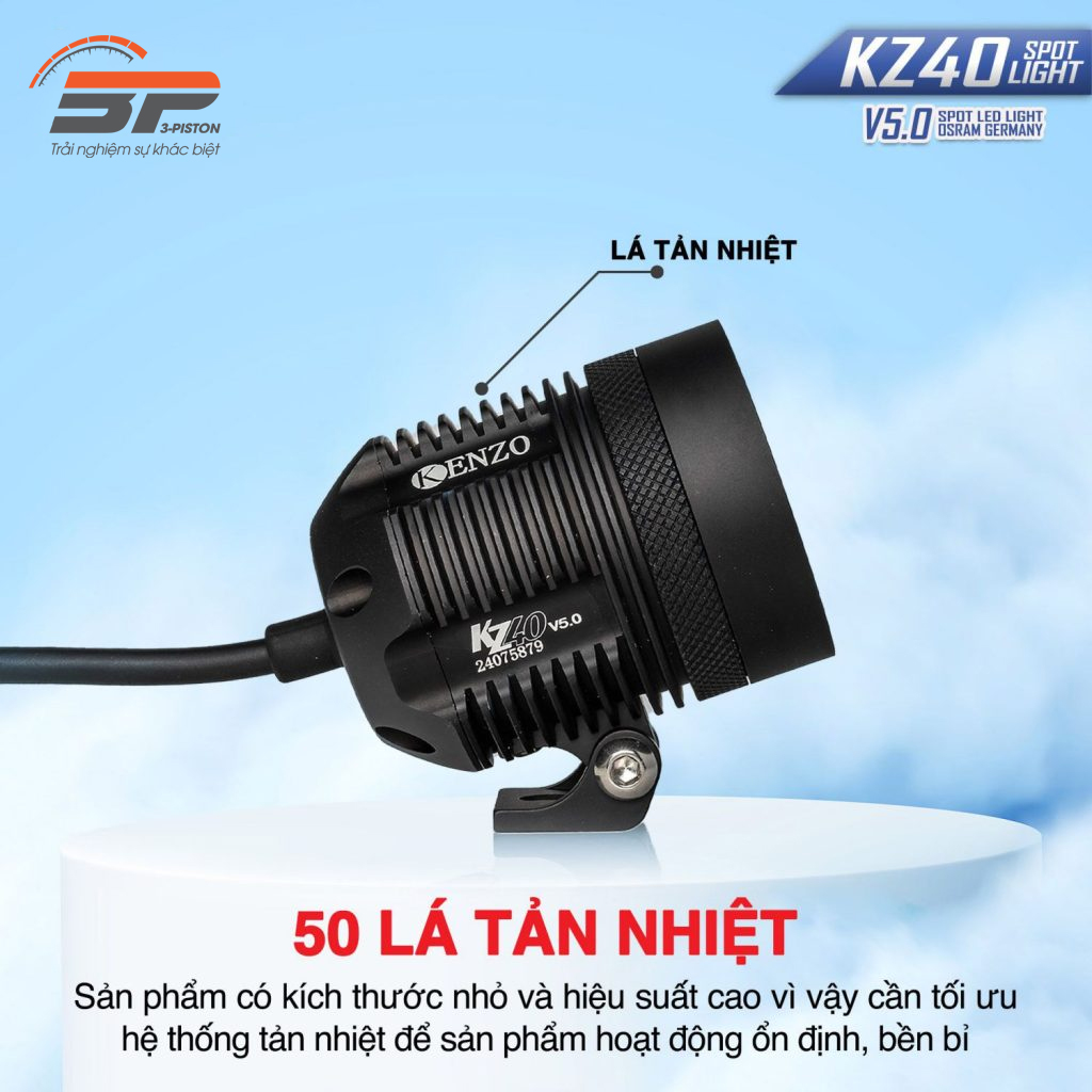 Đèn trợ sáng Kenzo KZ40 V5.0 1