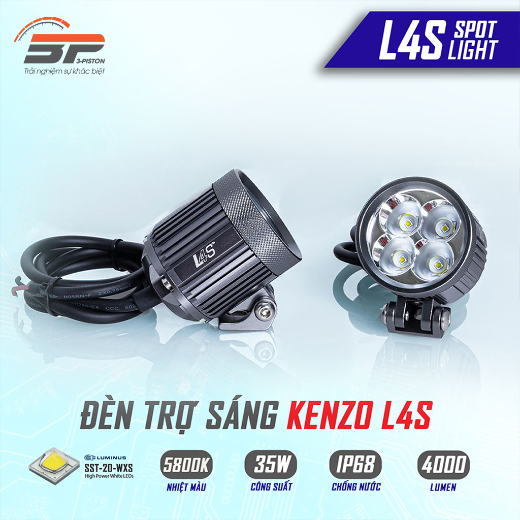 Đèn trợ sáng Kenzo L4S 24