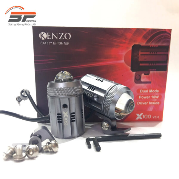 Đèn trợ sáng Mini Kenzo X100 V3.0 1