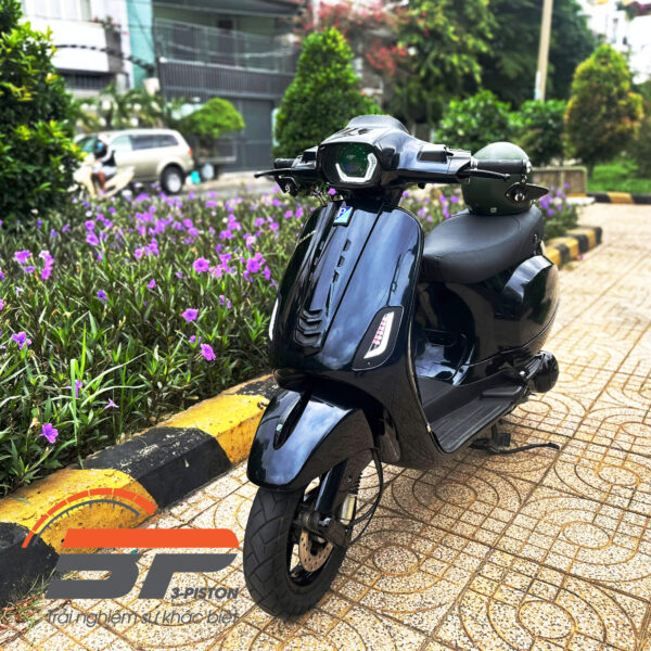 đèn bi cầu xe vespa