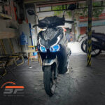 Đèn bi cầu cho xe Air Blade