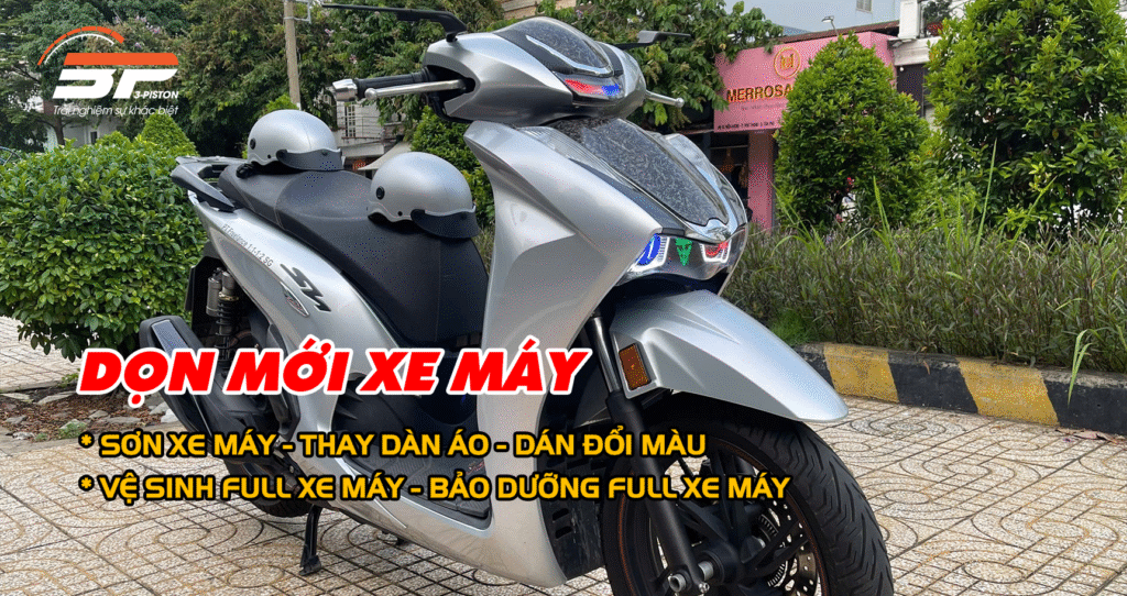 Dọn mới xe máy