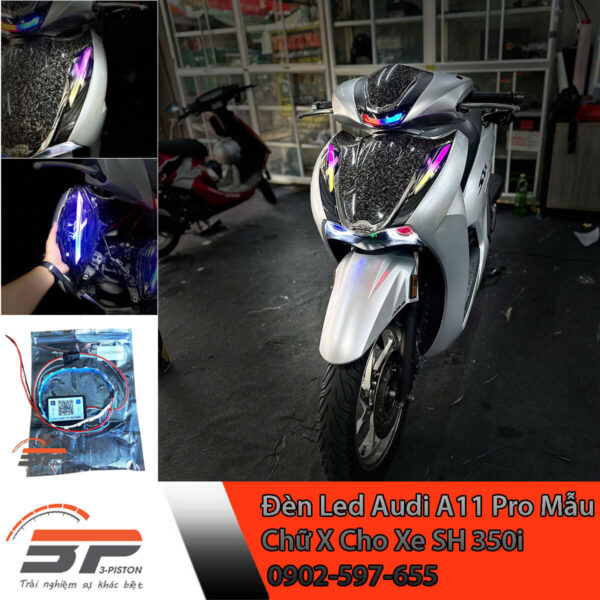 Led Audi Chữ X cho SH