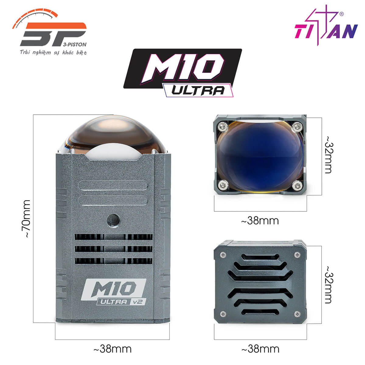 đèn trợ sáng m10 ultra v2