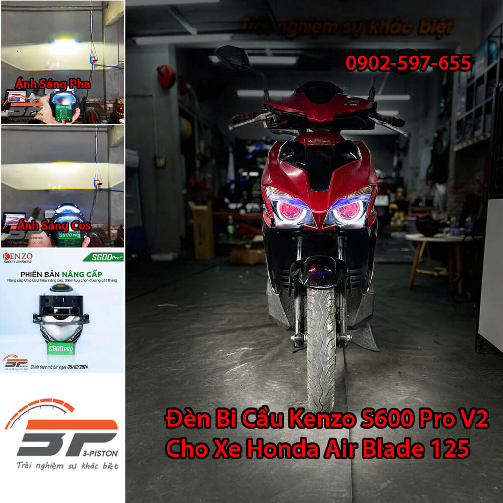 Đèn S600 Pro V2 Cho Xe AB