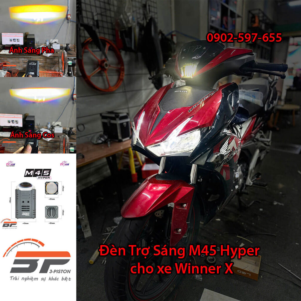 Đèn Trợ Sáng Cho Xe Winner X