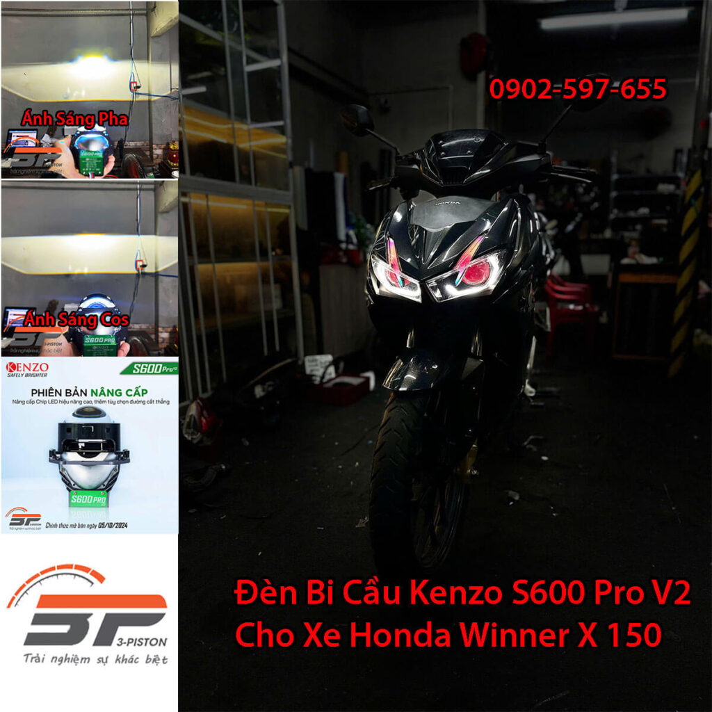đèn S600 Pro V2 cho Winner X