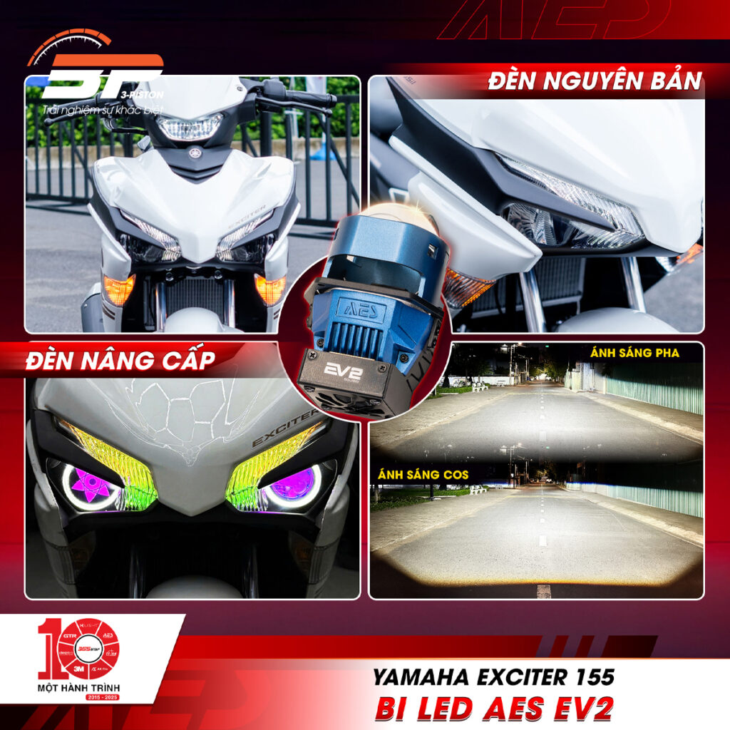 Den bi cau led AES EV2 12