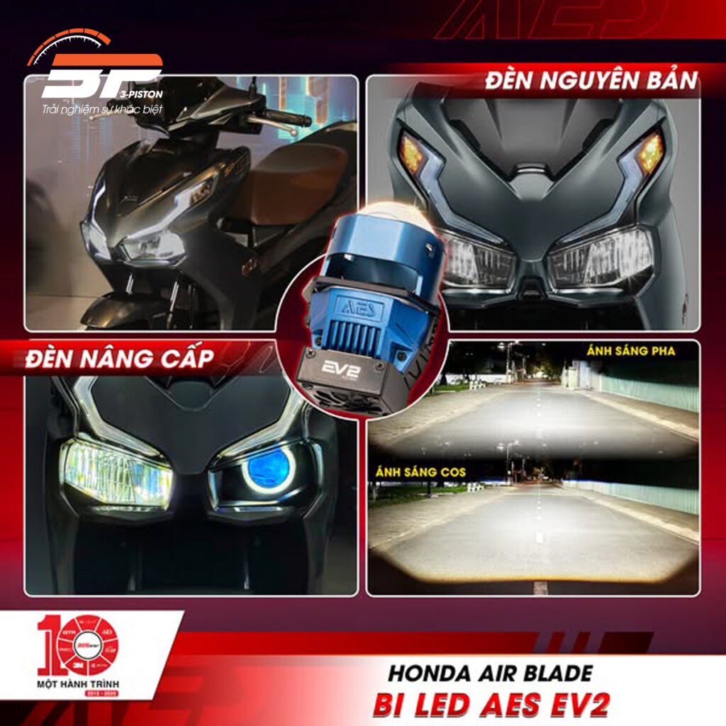 Den bi cau led AES EV2 15