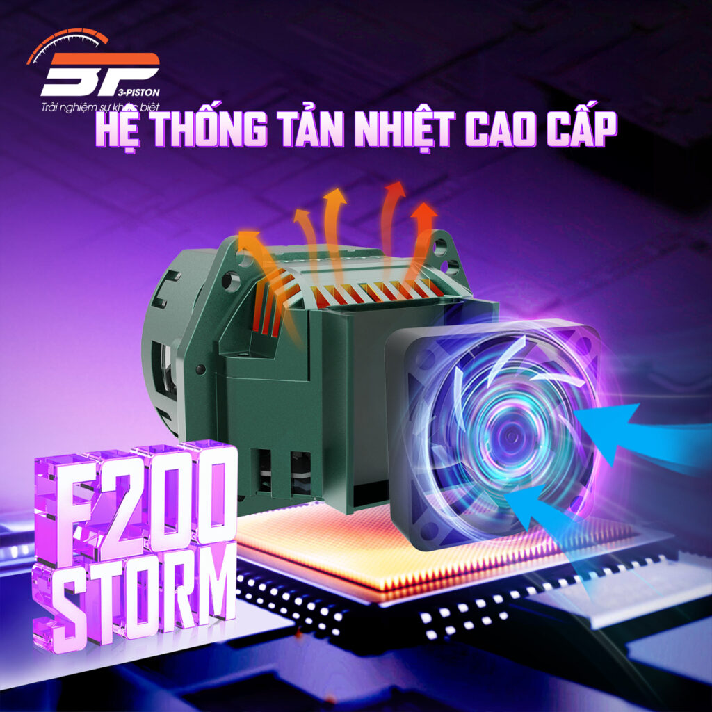 Đèn bi cầu led Titan Moto F200 Storm 9
