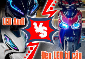 Đèn bi cầu và đèn Led Audi: Chọn loại nào phù hợp cho xe máy của bạn?