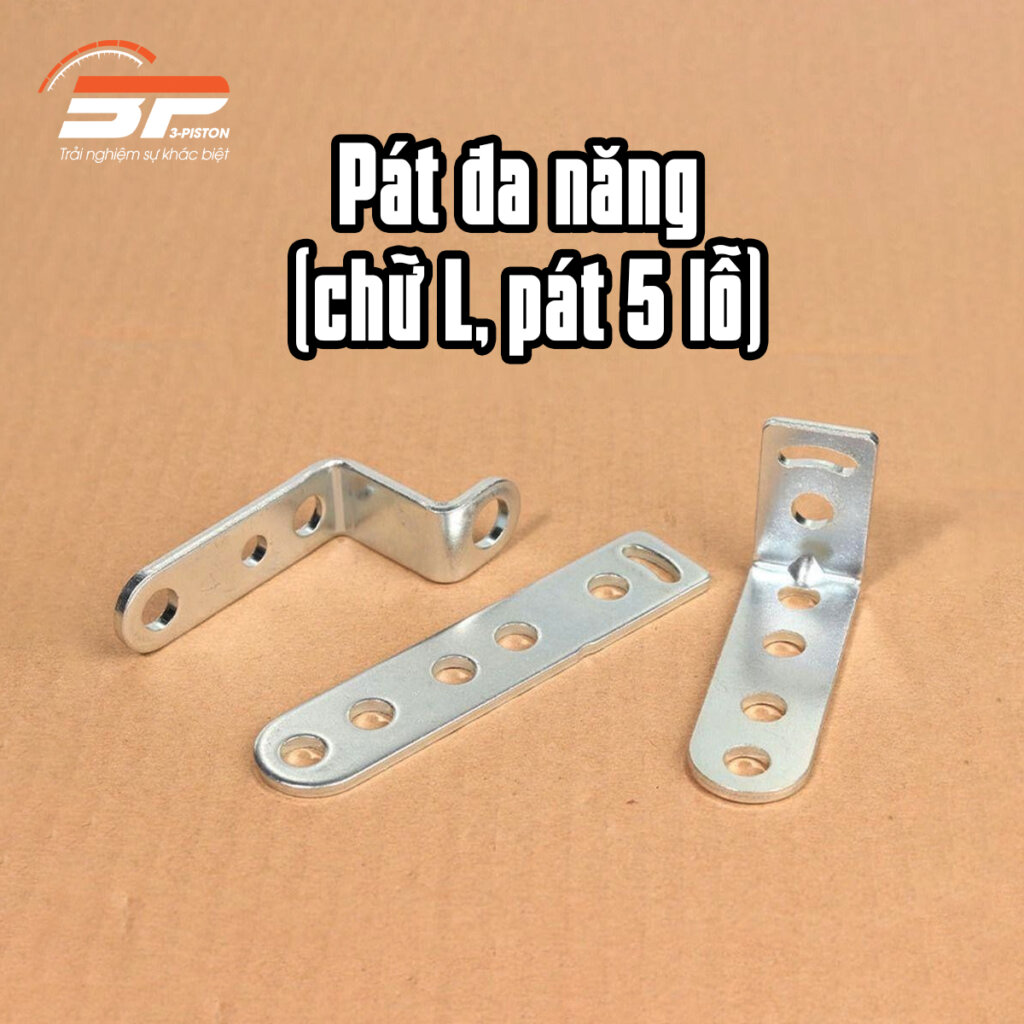Pat gắn đèn trợ sáng - Pát đa năng (chữ L, pát 5 lỗ)