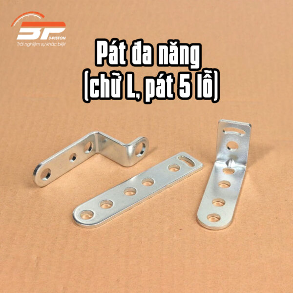 Pat gắn đèn trợ sáng - Pát đa năng (chữ L, pát 5 lỗ)