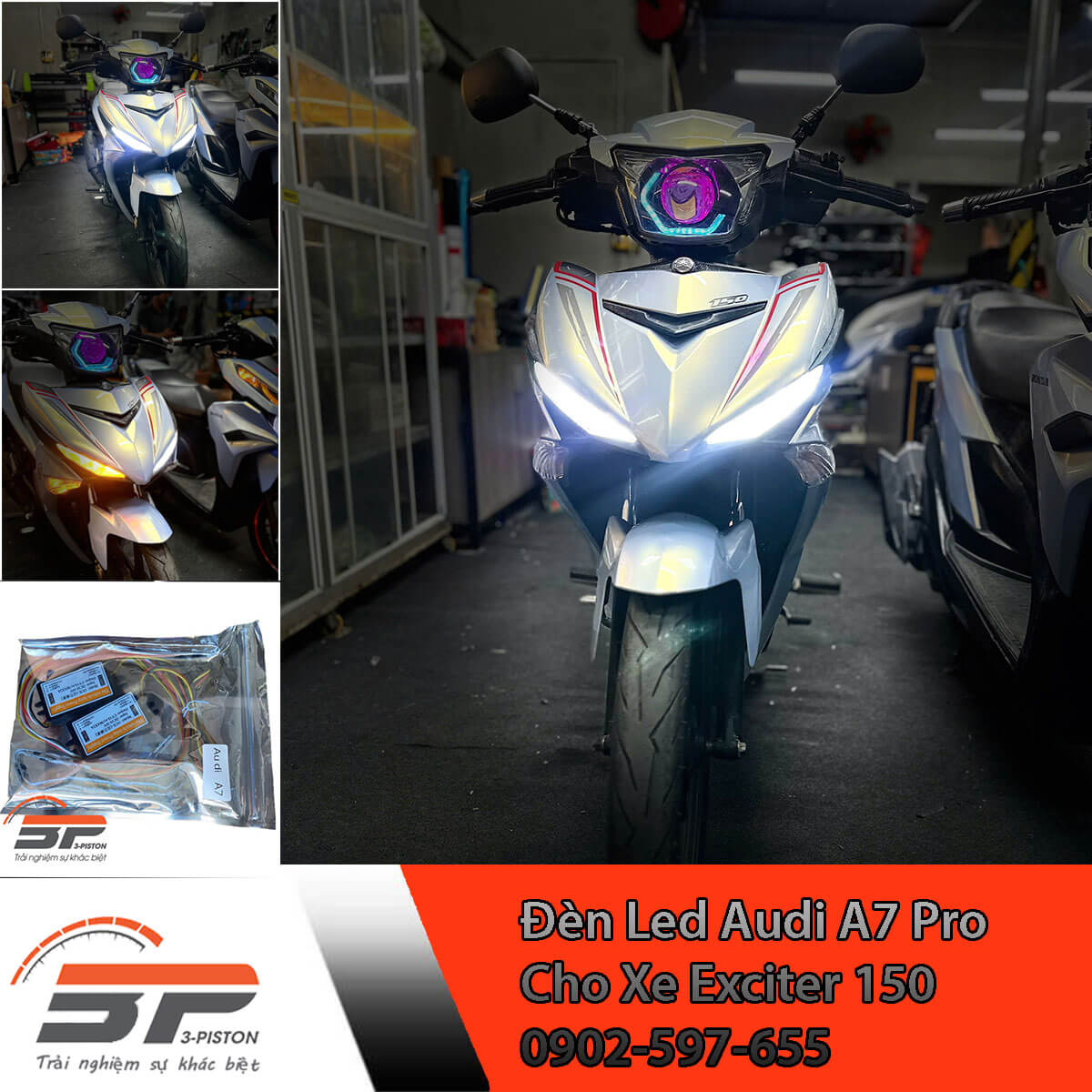 Đèn Led Audi A7 Cho Exciter 1 Đèn Led Audi A7 Cho Exciter