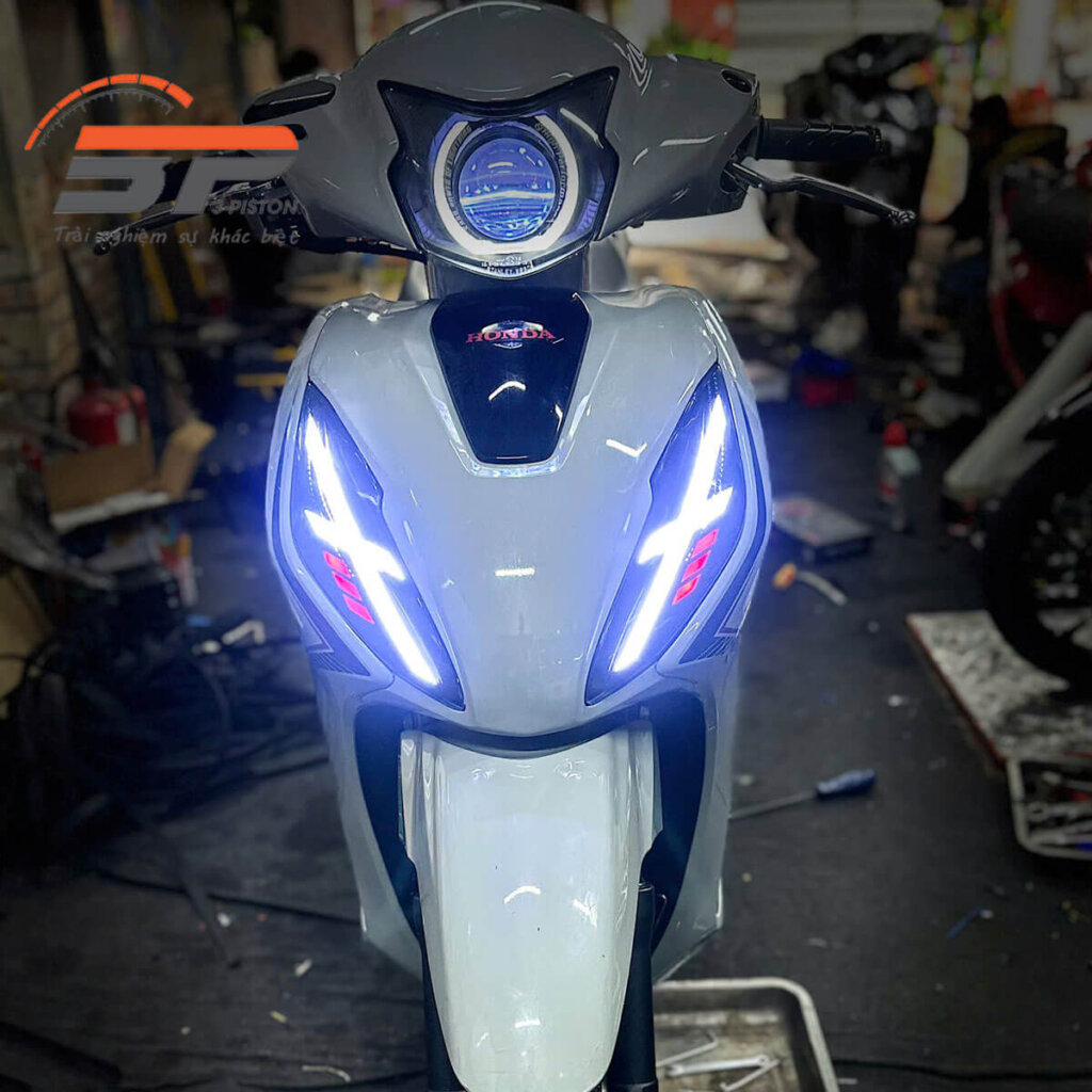 Đèn Audi Mẫu Chữ X Cho Xe Vision 22 Đèn Audi mẫu chữ X cho xe Vision