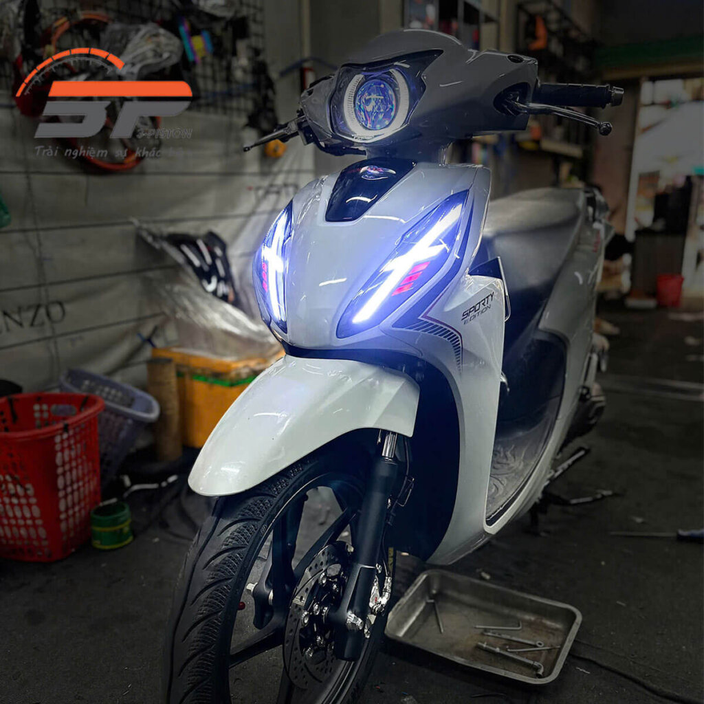 Đèn Audi Mẫu Chữ X Cho Xe Vision 37 Đèn Audi mẫu chữ X cho xe Vision