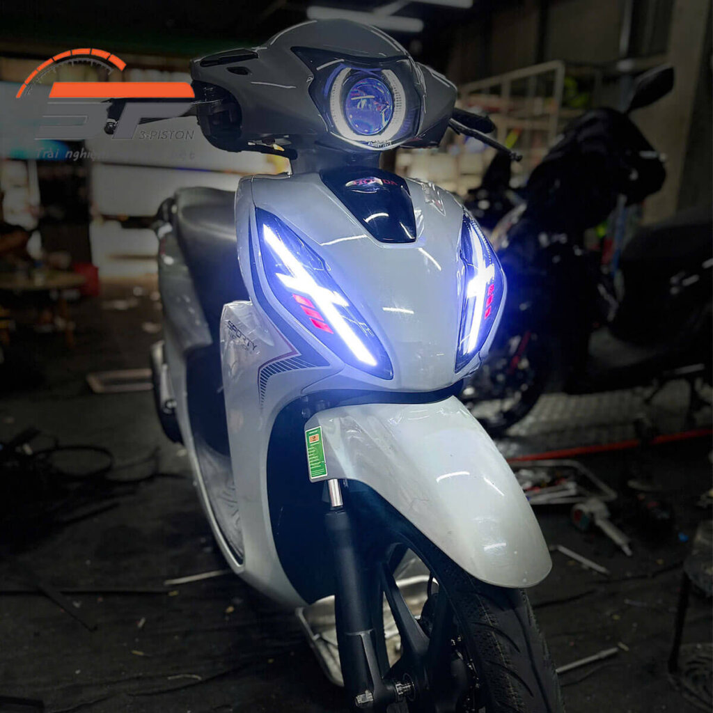 Đèn Audi Mẫu Chữ X Cho Xe Vision 26 Đèn Audi mẫu chữ X cho xe Vision