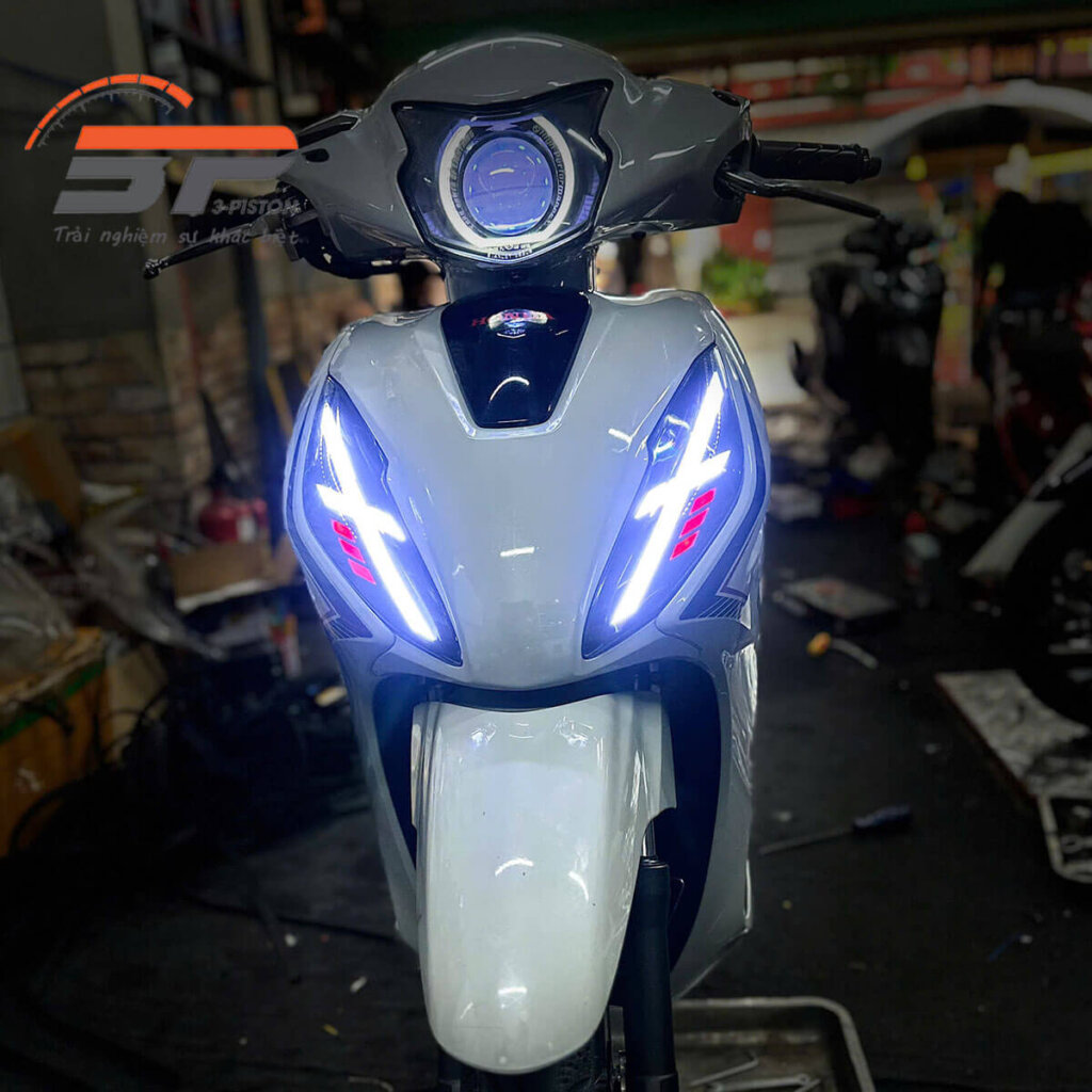 Đèn Audi Mẫu Chữ X Cho Xe Vision 29 Đèn Audi mẫu chữ X cho xe Vision