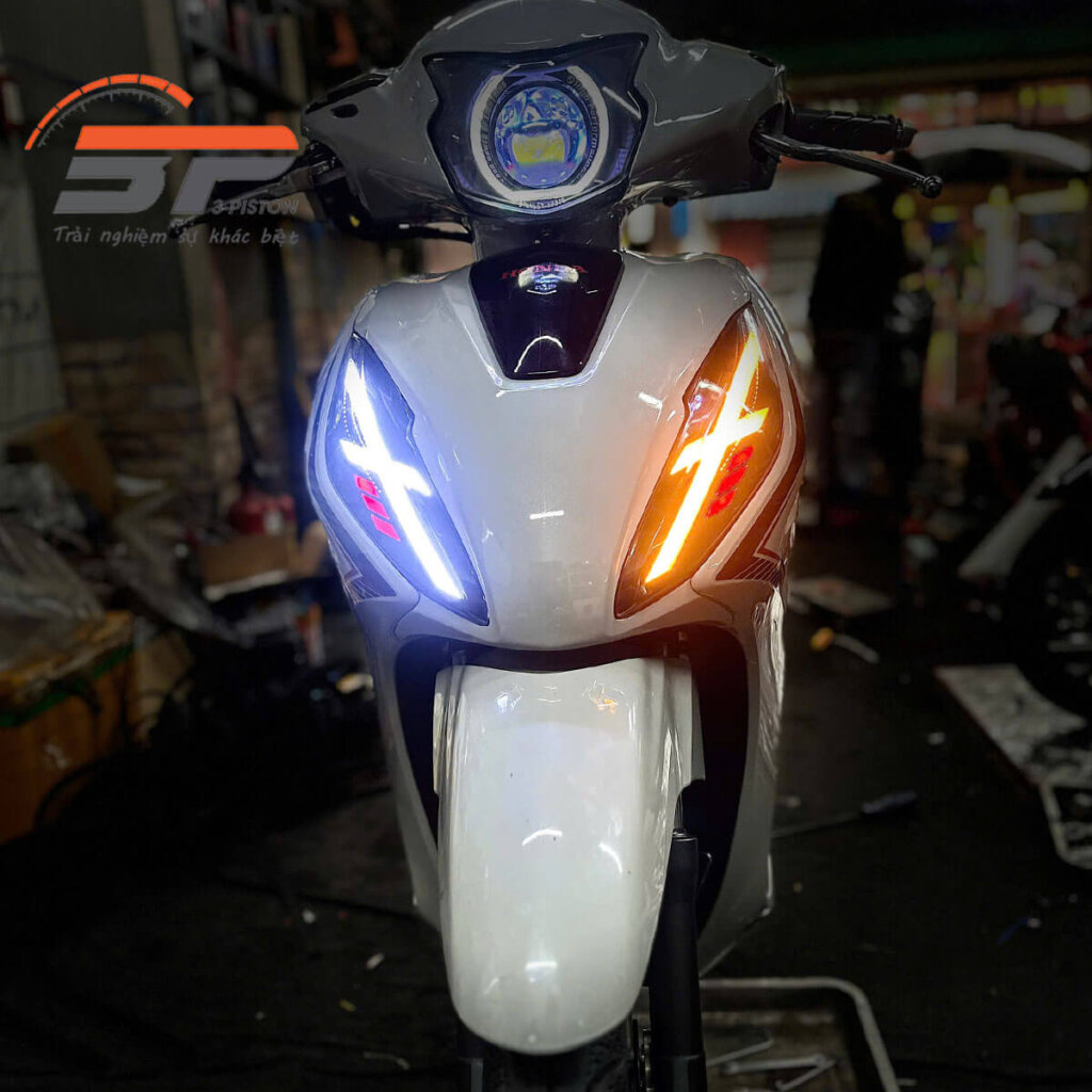 Đèn Audi Mẫu Chữ X Cho Xe Vision 42 Đèn Audi mẫu chữ X cho xe Vision