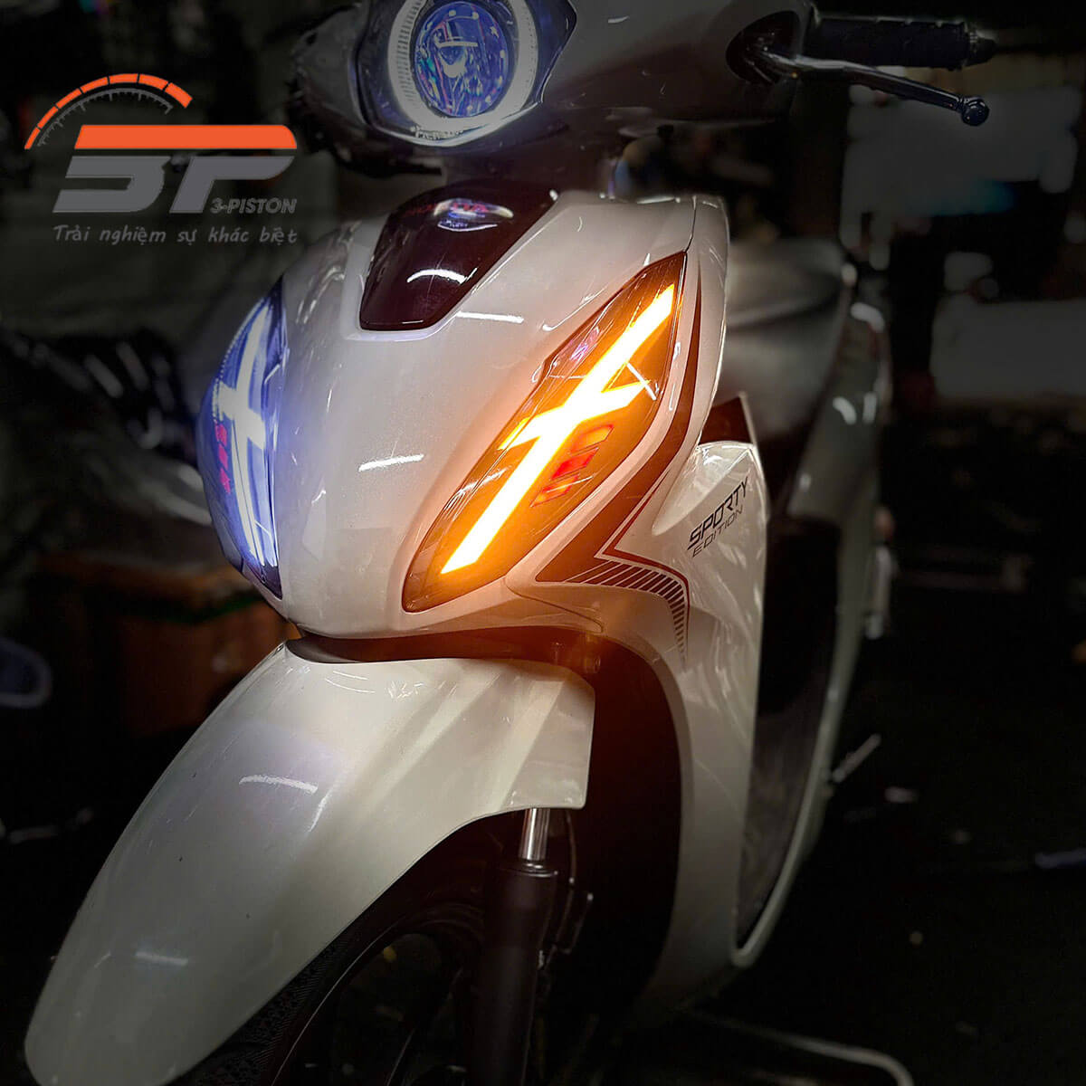 Đèn Audi Mẫu Chữ X Cho Xe Vision 18 Đèn Audi mẫu chữ X cho xe Vision