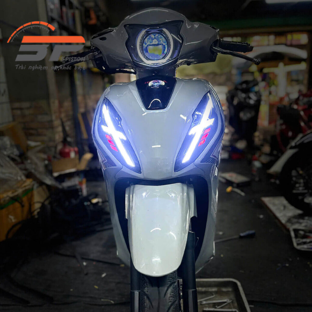 Đèn Audi Mẫu Chữ X Cho Xe Vision 25 Đèn Audi mẫu chữ X cho xe Vision