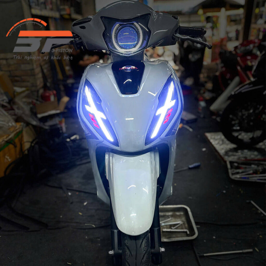 Đèn Audi Mẫu Chữ X Cho Xe Vision 31 Đèn Audi mẫu chữ X cho xe Vision