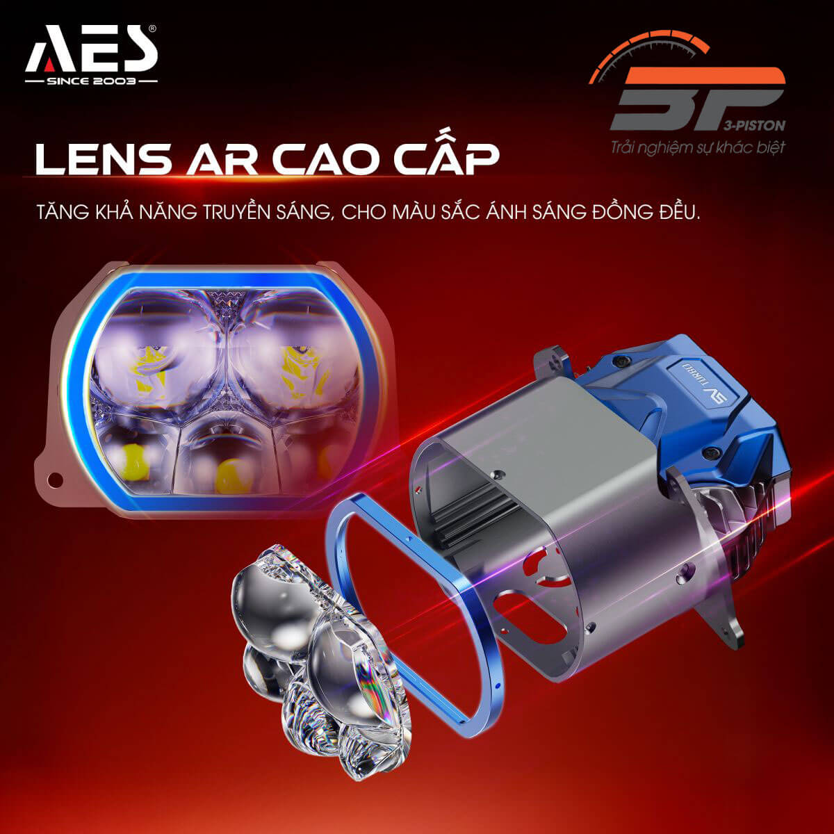 Bi Cầu LED AES SV Turbo 13 Bi Cầu LED AES SV Turbo